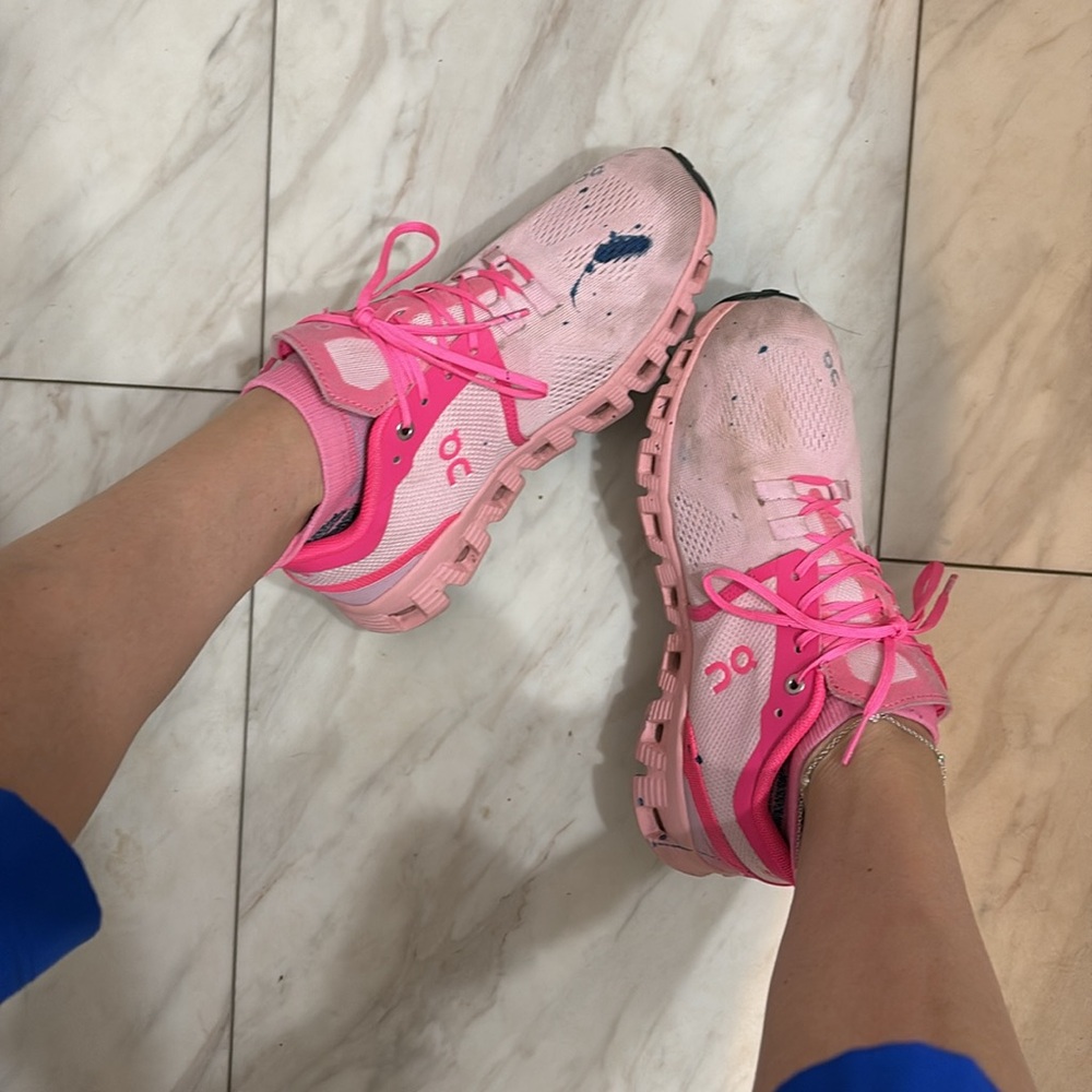 On running pink